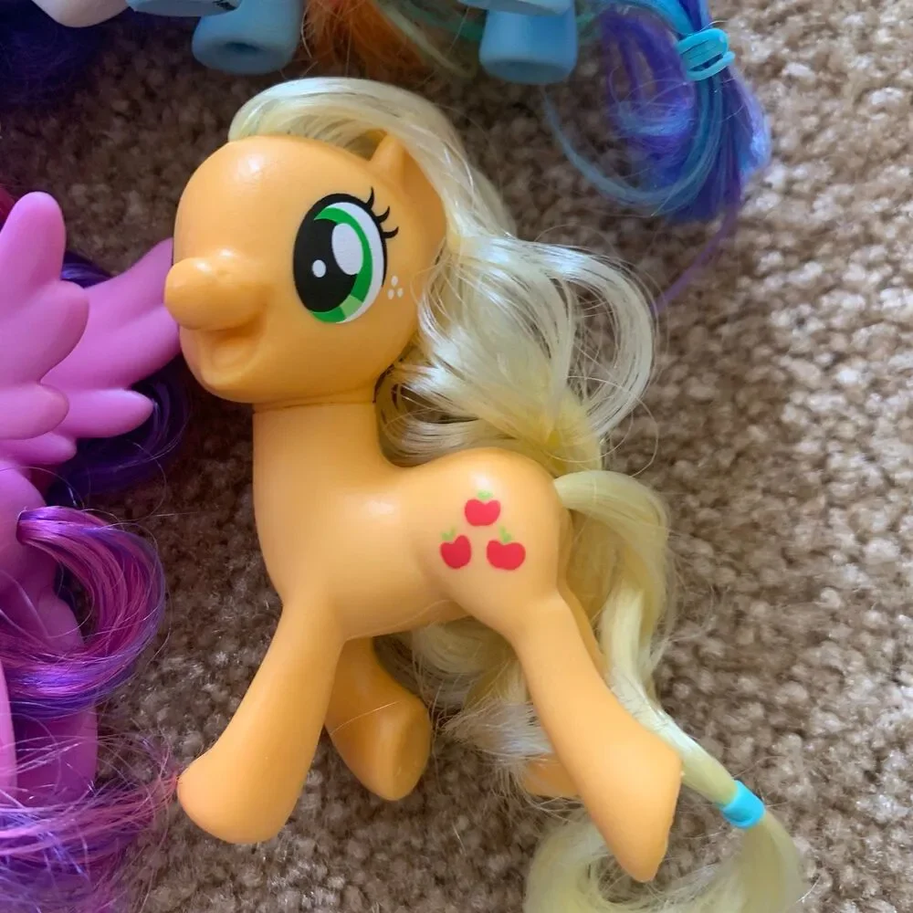 My Little Pony lot of 6 pinkie pie rarity rainbow dash minty apple dash